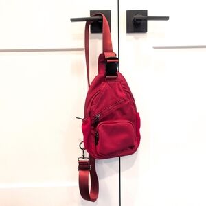 METRO MUSE Active Red Sling Bag Backpack Crossbody Bag